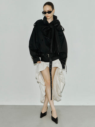 OVER DETACHABLE TRENCH COAT