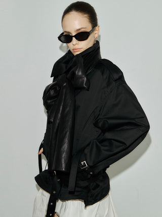OVER DETACHABLE TRENCH COAT