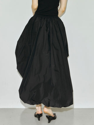 ASYMMETRY BALLOON SKIRT