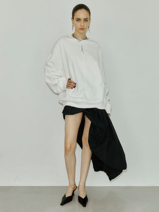 ASYMMETRY BALLOON SKIRT