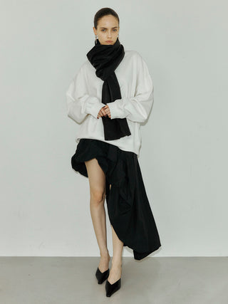 LEATHER LONG SCARF