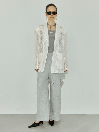 LACE SINGLE JACKET