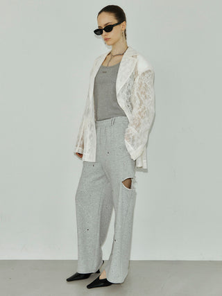 LACE SINGLE JACKET
