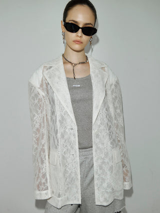 LACE SINGLE JACKET