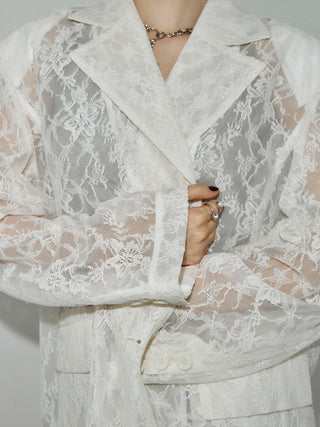 LACE SINGLE JACKET