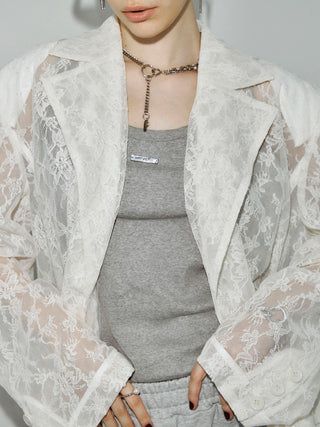 LACE SINGLE JACKET