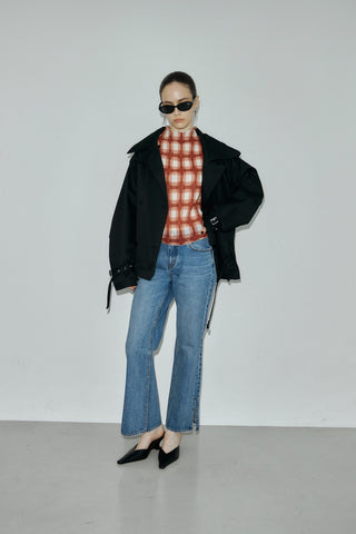 SLIT LEG DENIM