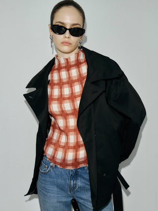 OVER DETACHABLE TRENCH COAT