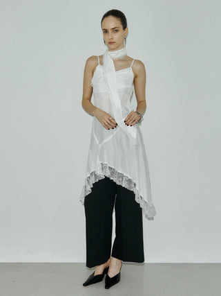 LACE SCARF CAMI DRESS