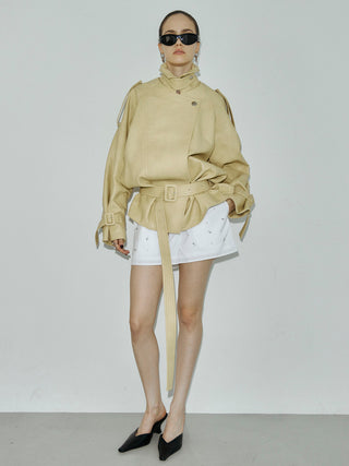 RIDERS DETAIL TRENCH COAT