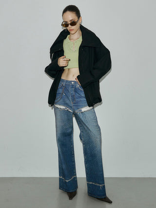 COTTON 2WAY BLOUSON