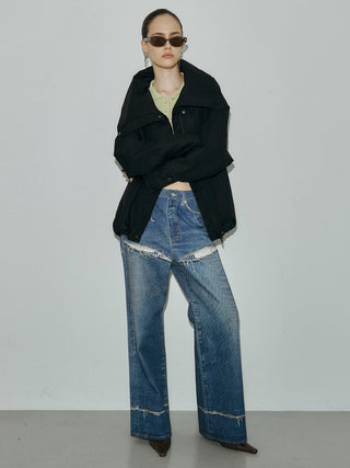 COTTON 2WAY BLOUSON