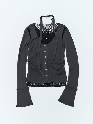 LAYERED LACE CHOKER TOPS