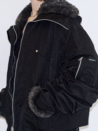 REVERSIBLE FUR BLOUSON