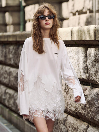 LACE DOCKING SHORT PANTS