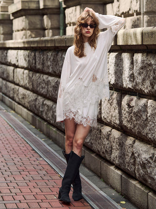 LACE DOCKING SHORT PANTS
