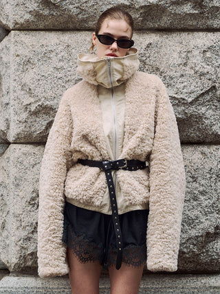 REVERSIBLE FUR BLOUSON