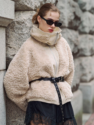 REVERSIBLE FUR BLOUSON