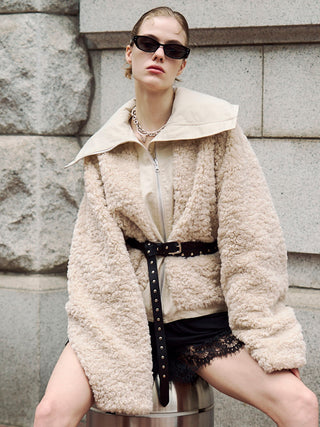 REVERSIBLE FUR BLOUSON