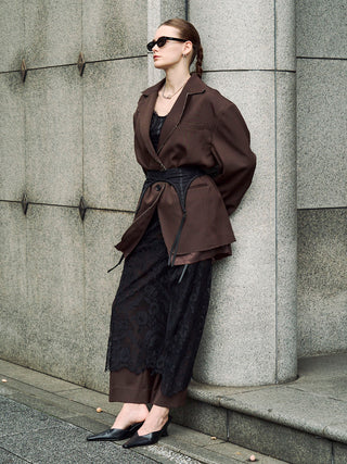 LACE WRAP SKIRT