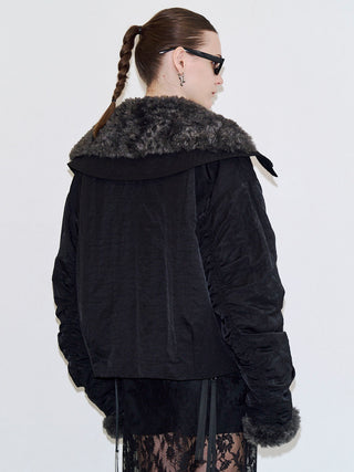 REVERSIBLE FUR BLOUSON