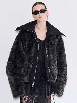 REVERSIBLE FUR BLOUSON