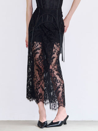 LACE WRAP SKIRT