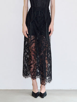 LACE WRAP SKIRT