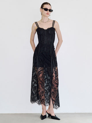 LACE WRAP SKIRT