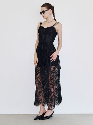 LACE WRAP SKIRT