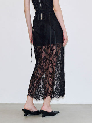 LACE WRAP SKIRT