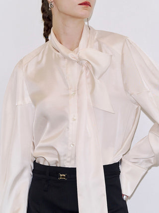 SQUARE TIE BLOUSE