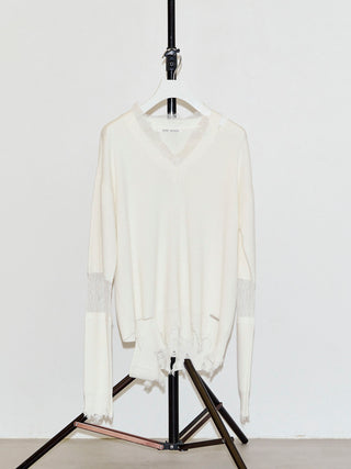 LACE CRASH OVER KNIT