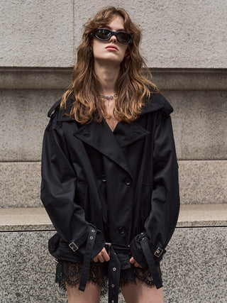 【10月下旬/11月中旬発送予定】OVER DETACHABLE TRENCH COAT
