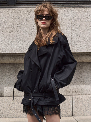 【10月下旬/11月中旬発送予定】OVER DETACHABLE TRENCH COAT