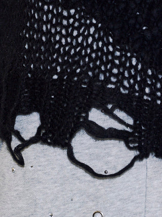 BOUCLE MOHAIR CRASH KNIT