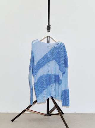 BOUCLE MOHAIR CRASH KNIT