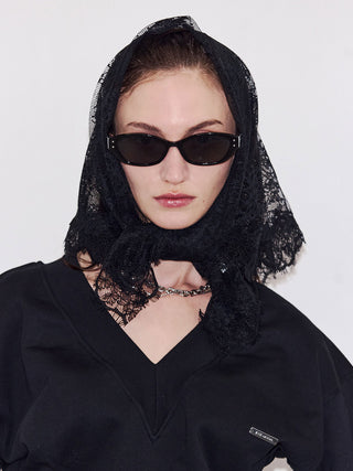 LACE SQUARE SCARF