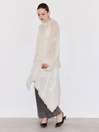TEXTURED MOHAIR OVER KNIT