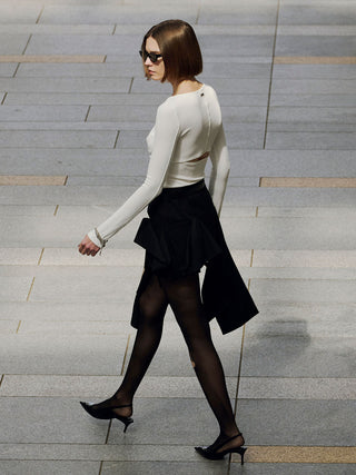 IRREGULAR HEM SKIRT
