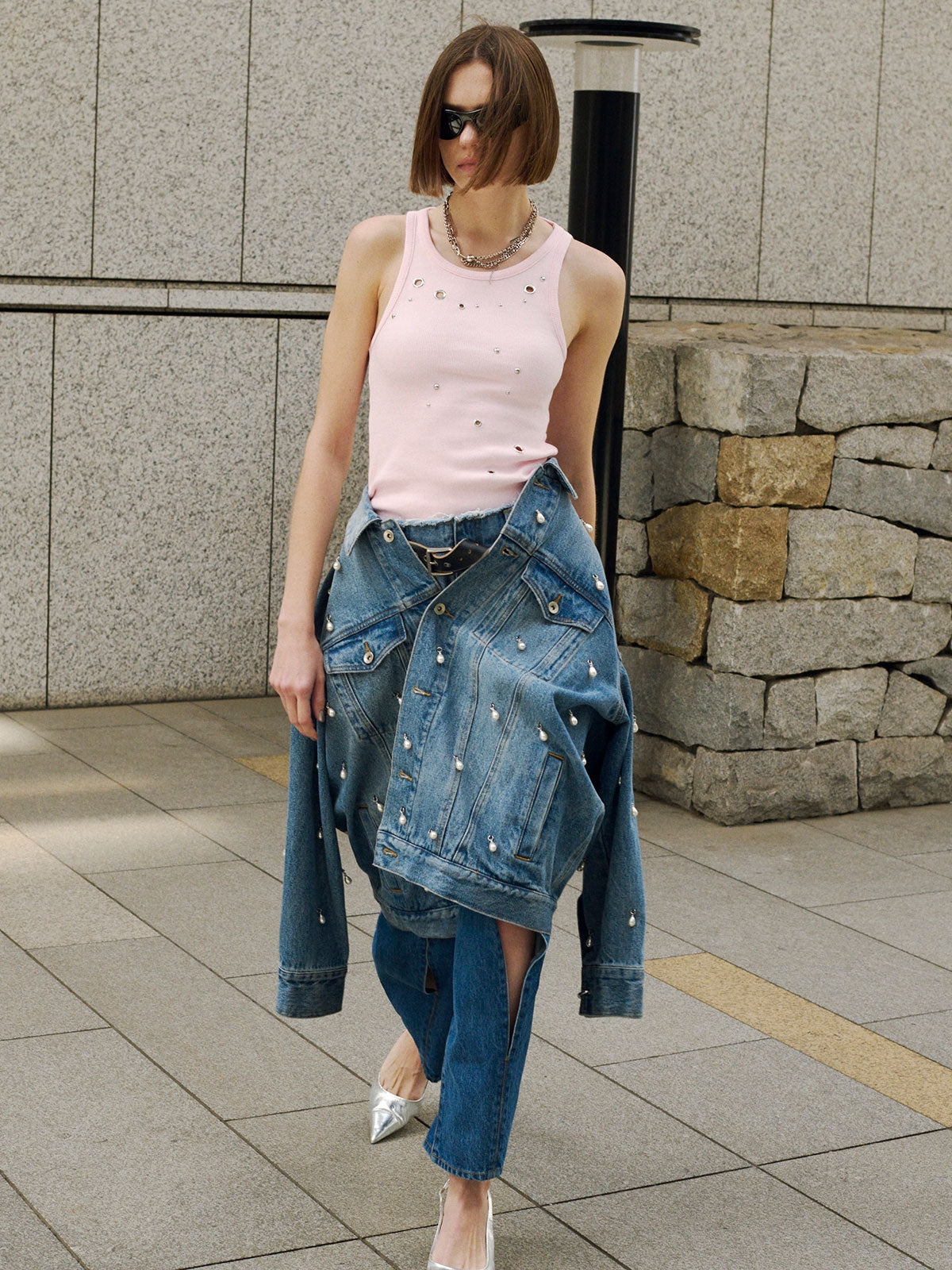 EYELET TANK TOP – JOSEMOON