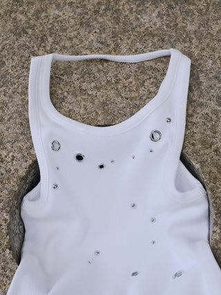 EYELET TANK TOP