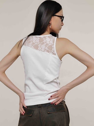 LACE SEAM CUT TOPS