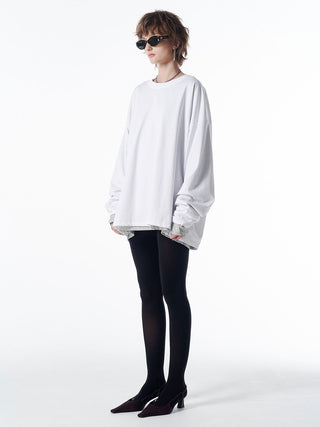 OVER PRINT LONG TSHIRT