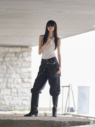 LACE SEAM CUT TOPS