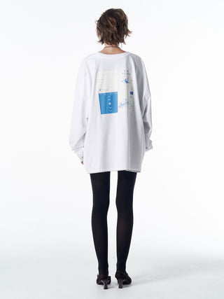 OVER PRINT LONG TSHIRT