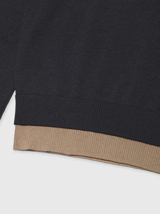 MOON LAYERED VNECK KNIT