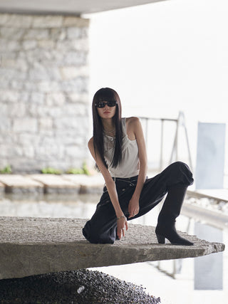 LACE SEAM CUT TOPS