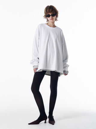 OVER PRINT LONG TSHIRT