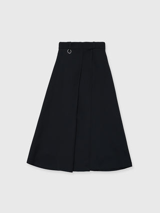 BONDING TUCK FLARE SKIRT